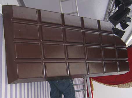 Plaquette chocolat géante