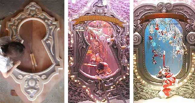 Sculptures décoratives pour vitrines
